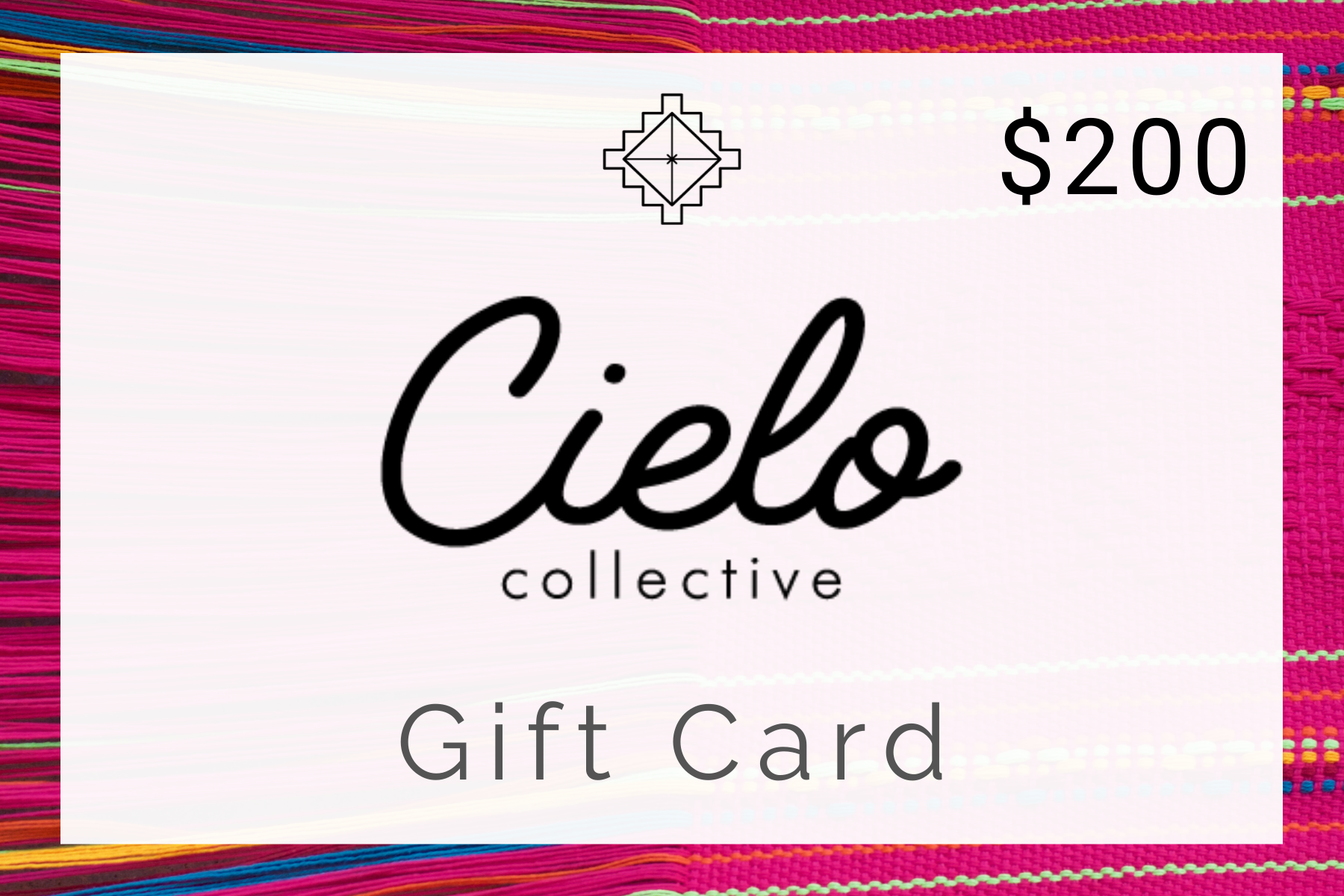 Gift Card  Gift Card Cielo Collective - Cielo Collective handmade Mexico Guatemala