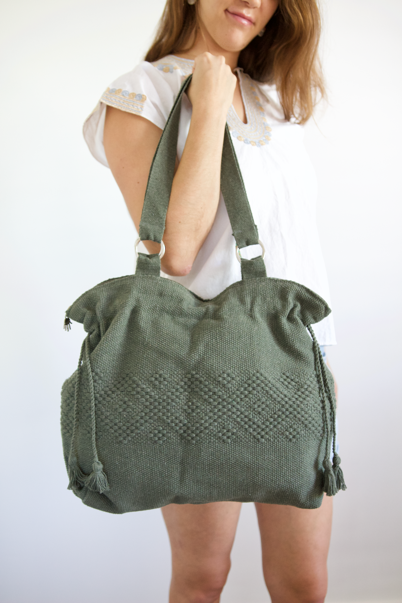 Jalieza Shoulder Bag - Olive Green