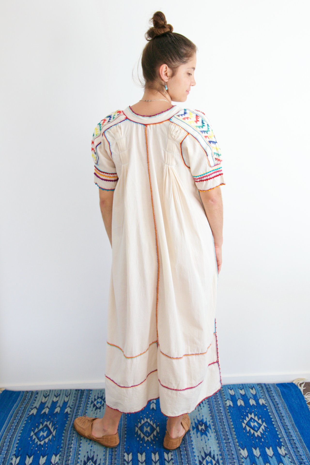 Rio Maxi Dress - Multicolour Crochet 03