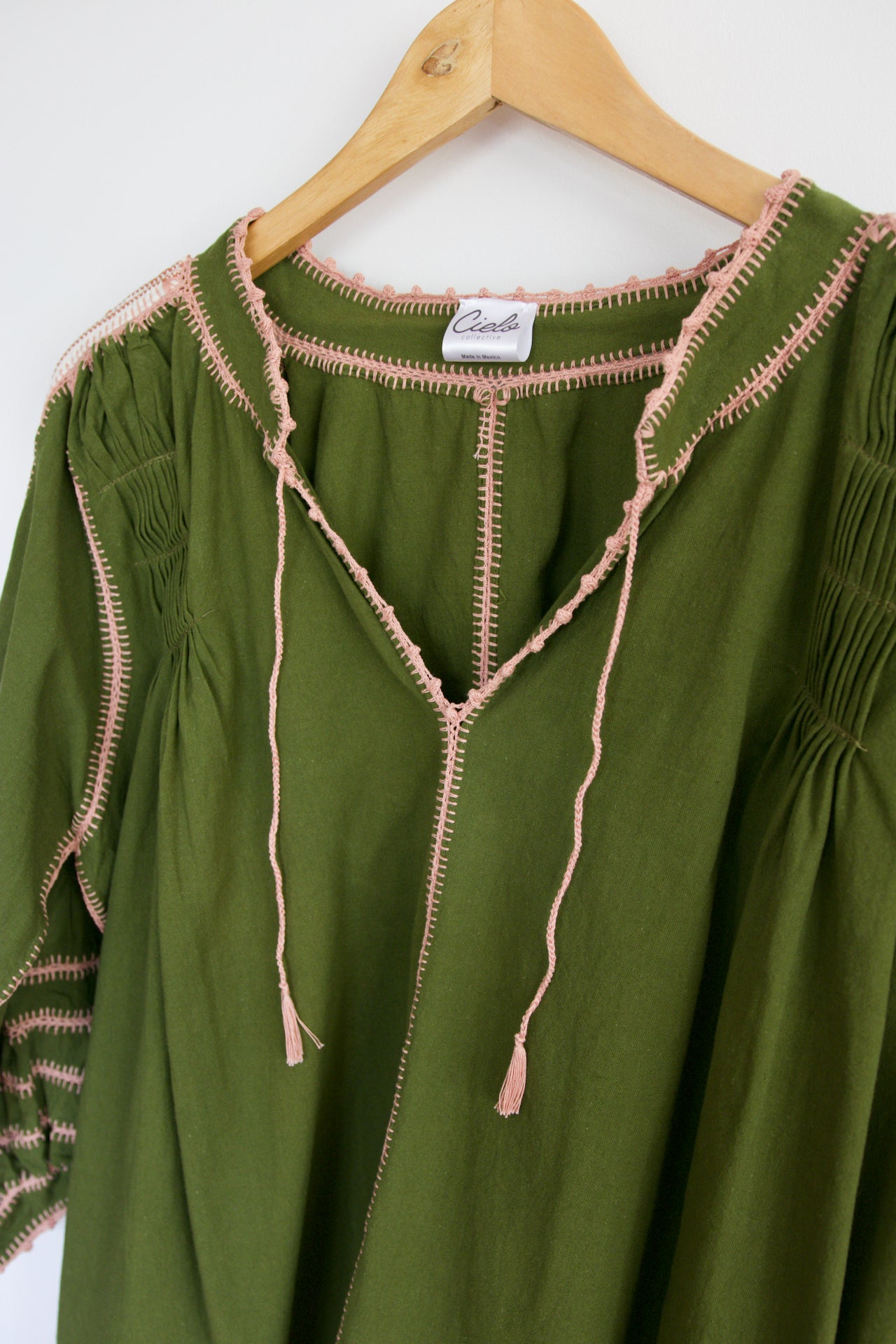 Sirena Blouse - Olive Green