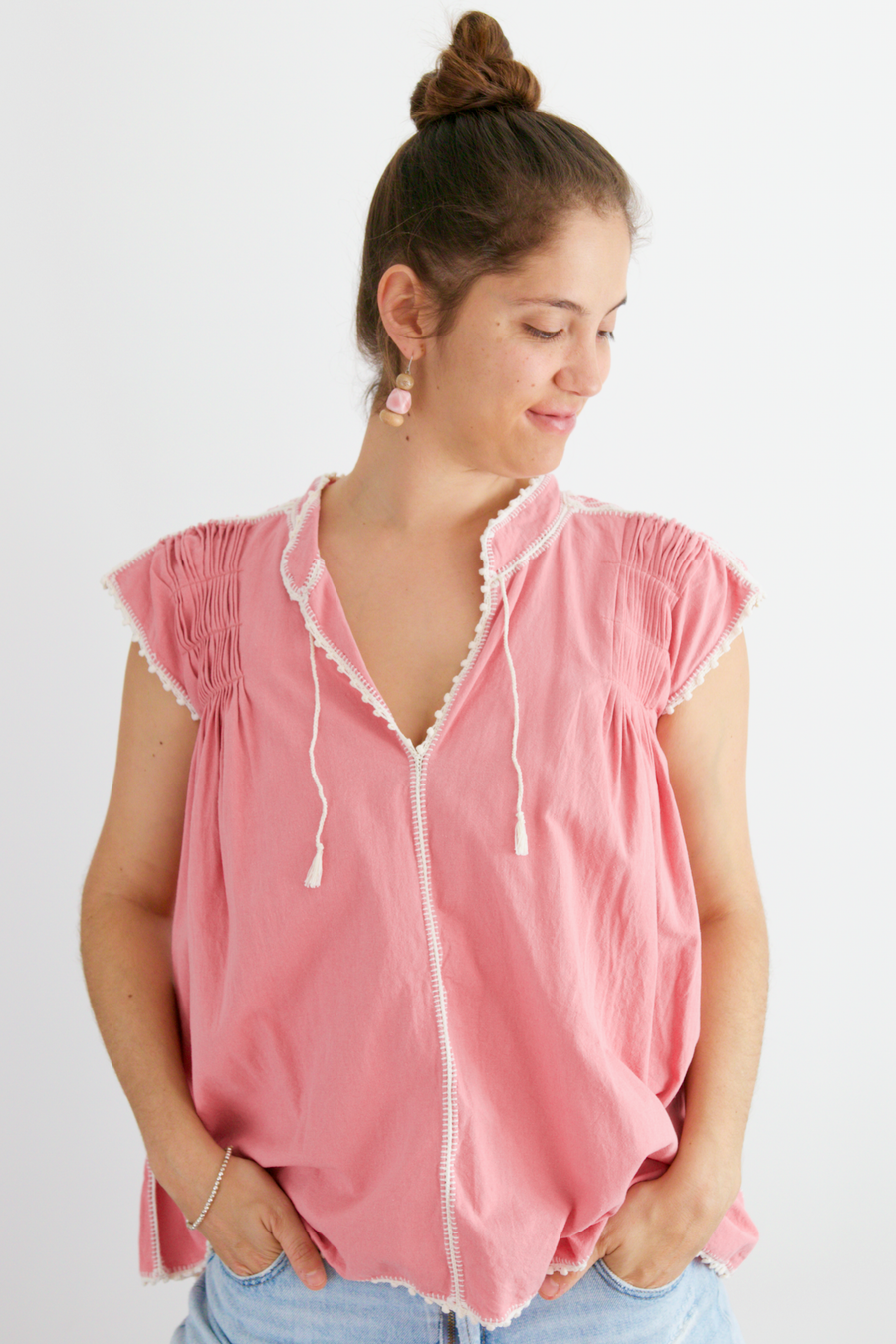 Victoria Blouse - Pink